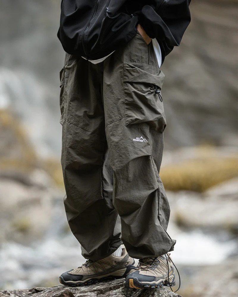 Functional Loose-Fit Outdoor Hiking Cargo Pants - Image 3