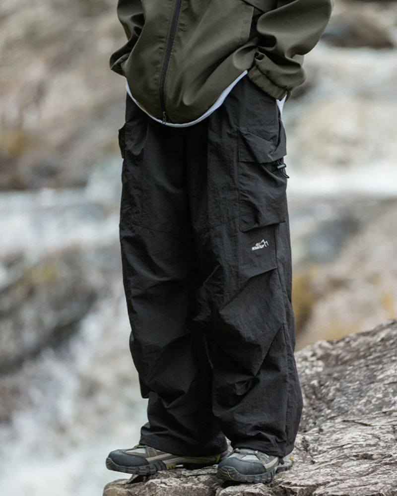 Functional Loose-Fit Outdoor Hiking Cargo Pants - Image 8