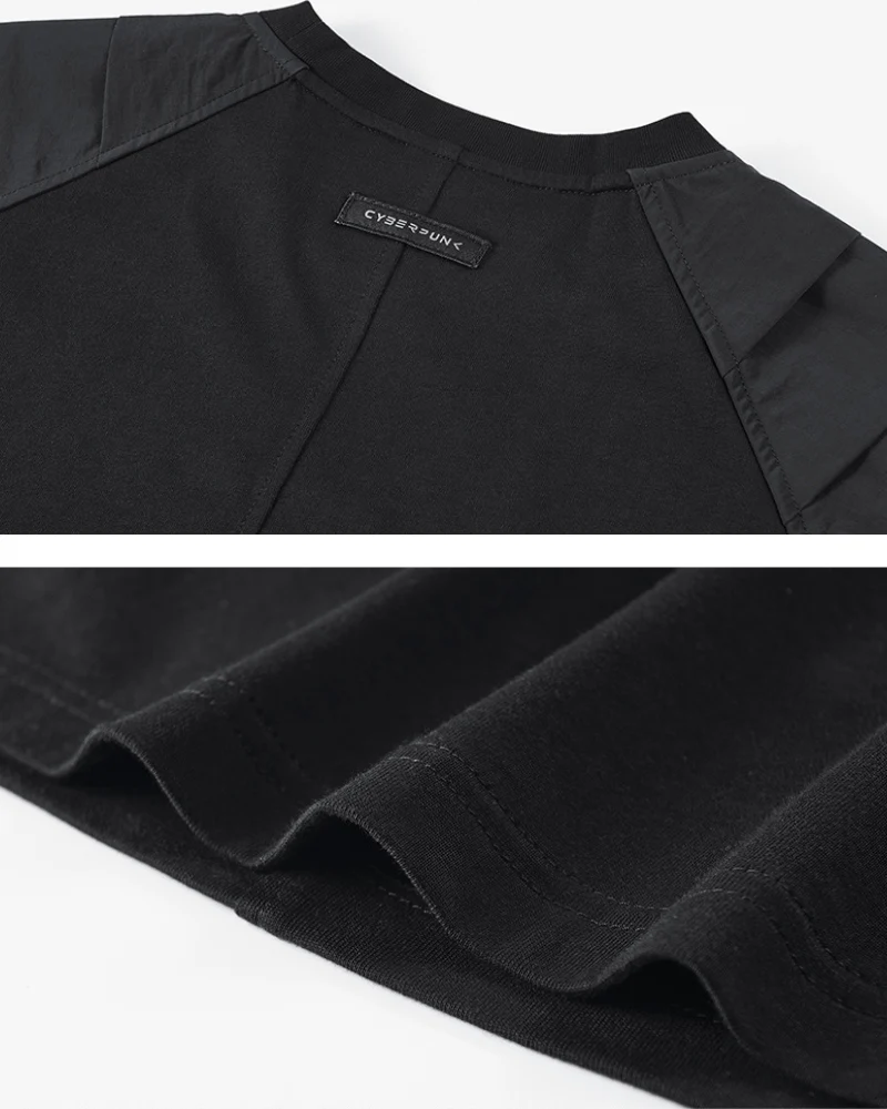 Functional Mech Patchwork Techwear T-Shirt - Image 8