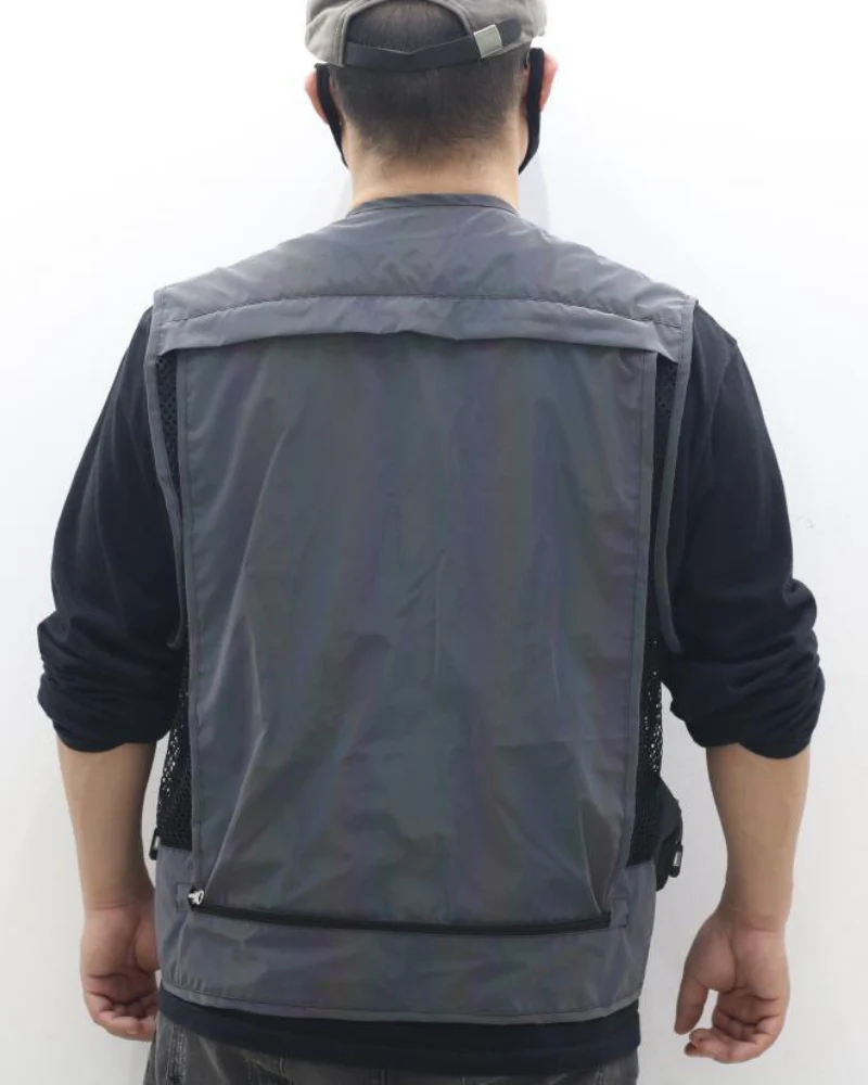 Functional Multi-Pocket Colorful Reflective Vest - Image 7