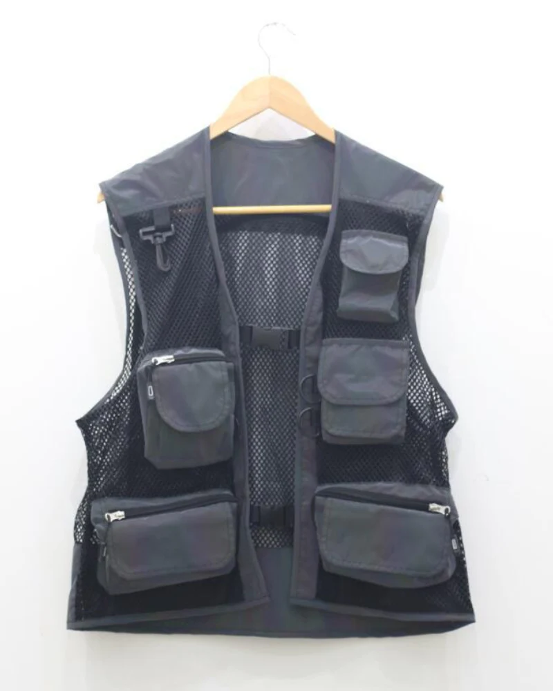 Functional Multi-Pocket Colorful Reflective Vest - Image 8