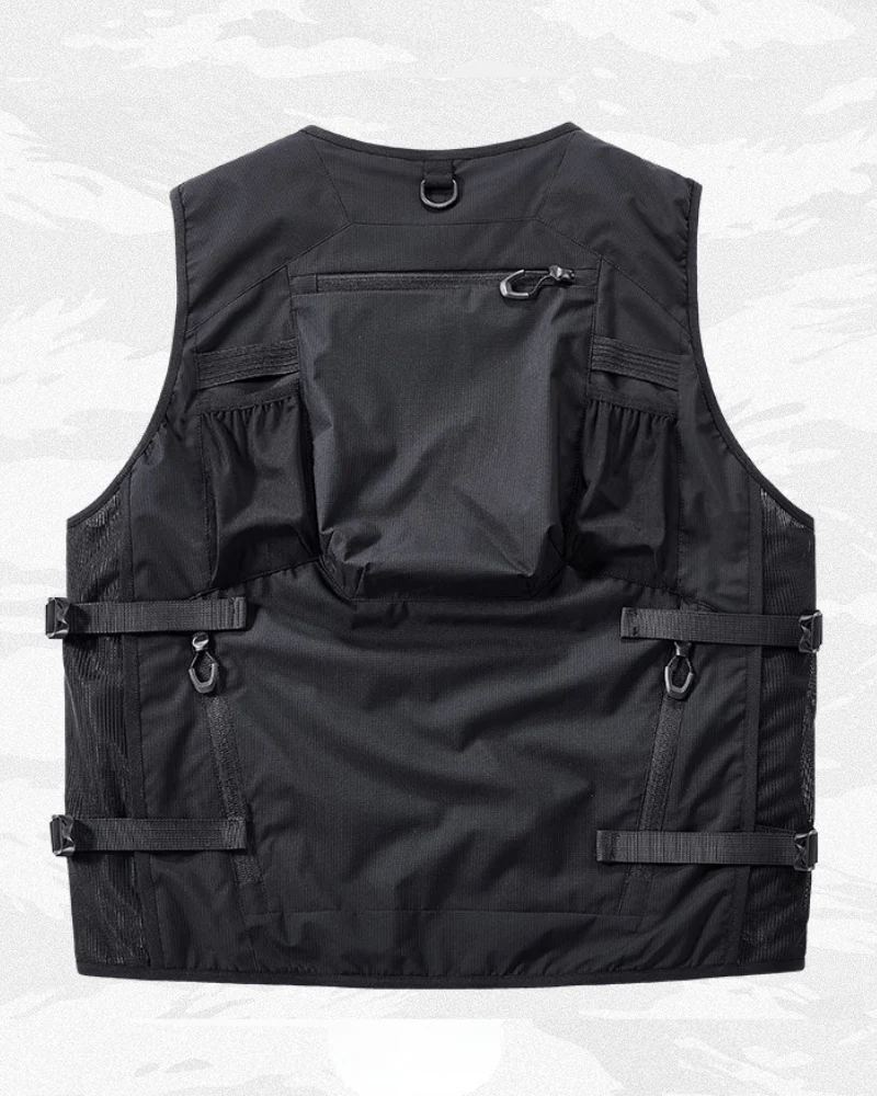 Functional Multi-pocket Men's Outdoor Tactical Vest - Image 8