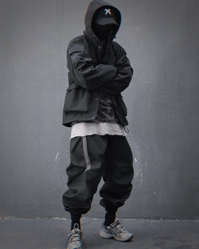 Functional Multi-Pocket Unisex Hooded Jacket - Image 5