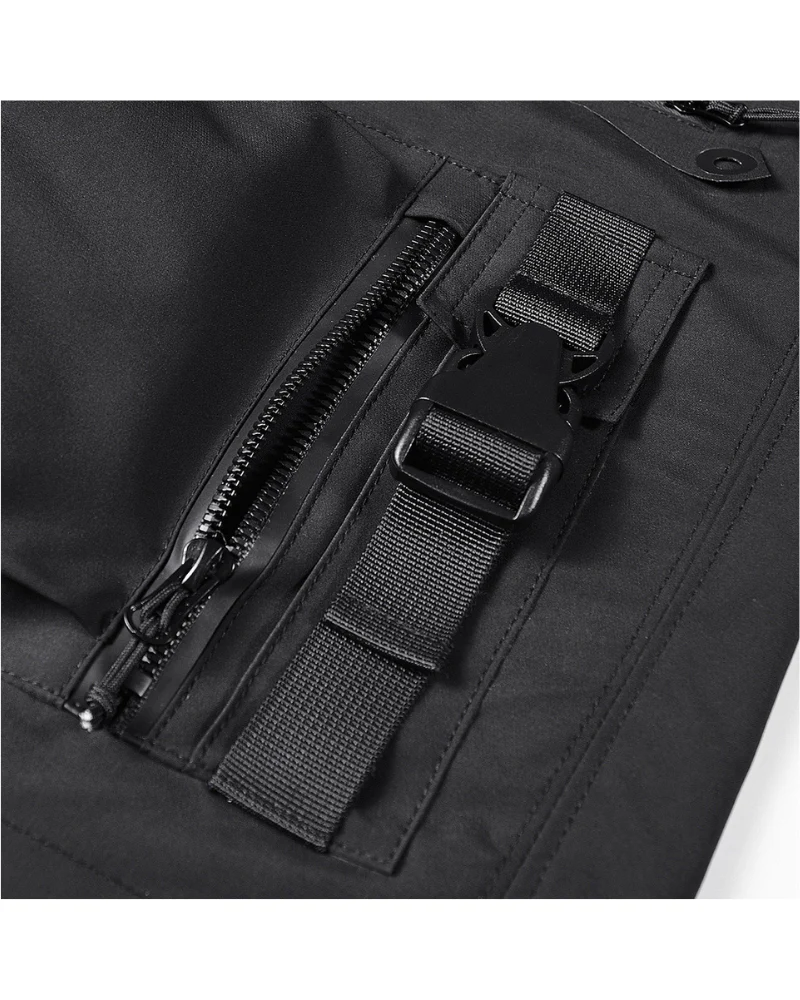 Functional Multi-Pocket Zip Cargo Shorts - Image 5