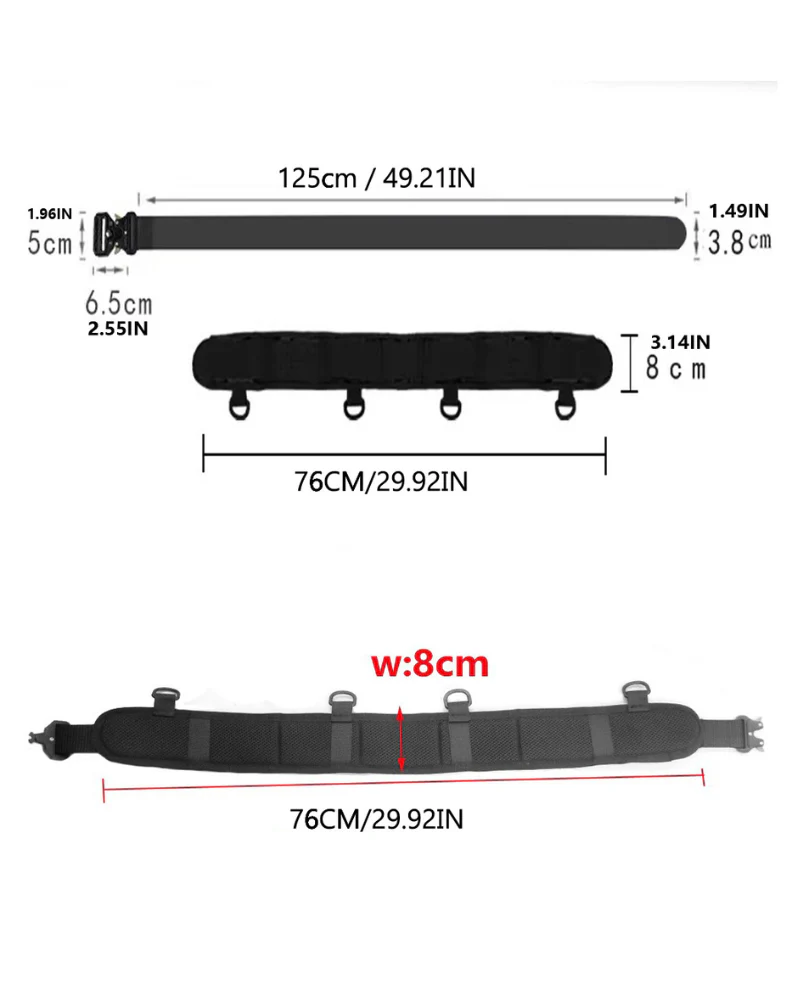 Functional Nylon Tactical Belt Pad - Image 19
