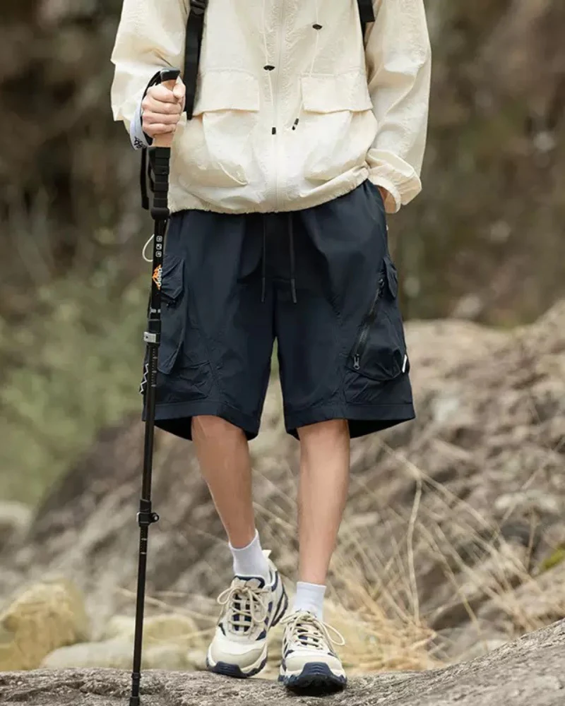 Functional Outdoor Quick-Drying Cargo Shorts - Image 4