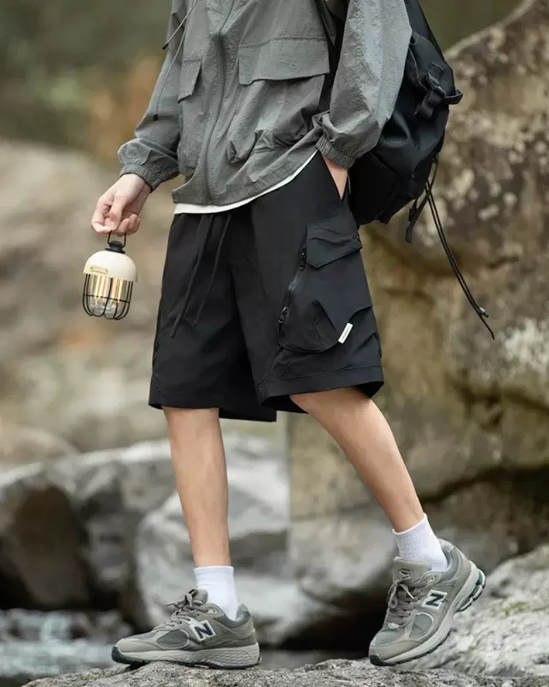 Functional Outdoor Quick-Drying Cargo Shorts - Image 8