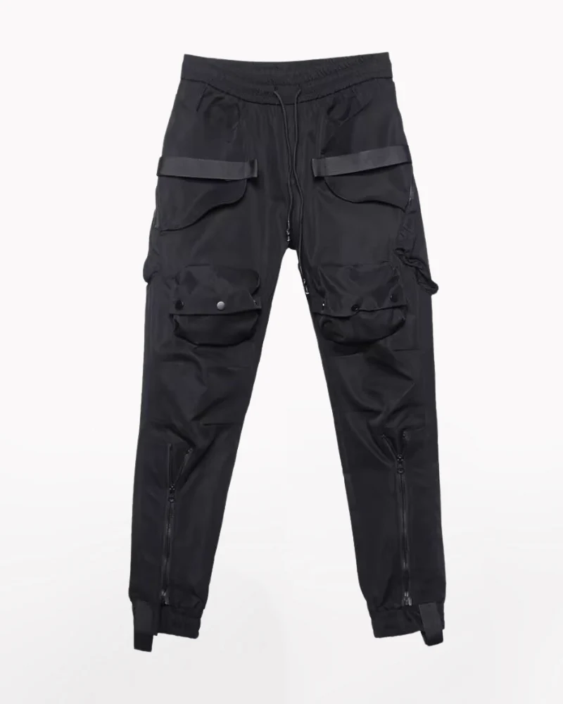 Functional Pocket Zipper Cargo Pants - Image 2