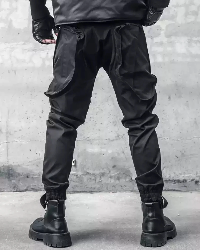Functional Pocket Zipper Cargo Pants - Image 6
