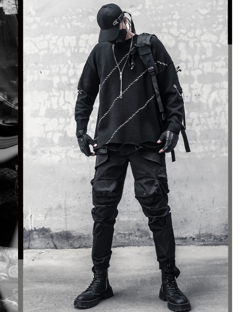 Functional Pocket Zipper Cargo Pants - Image 7