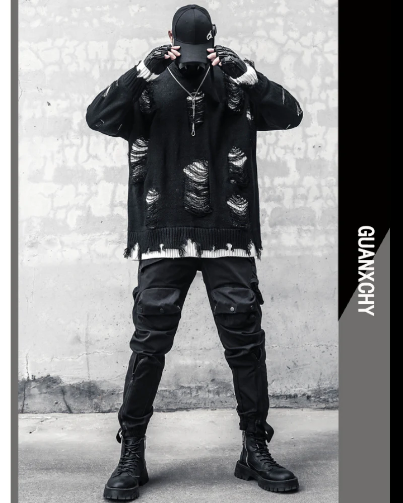 Functional Pocket Zipper Cargo Pants - Image 8
