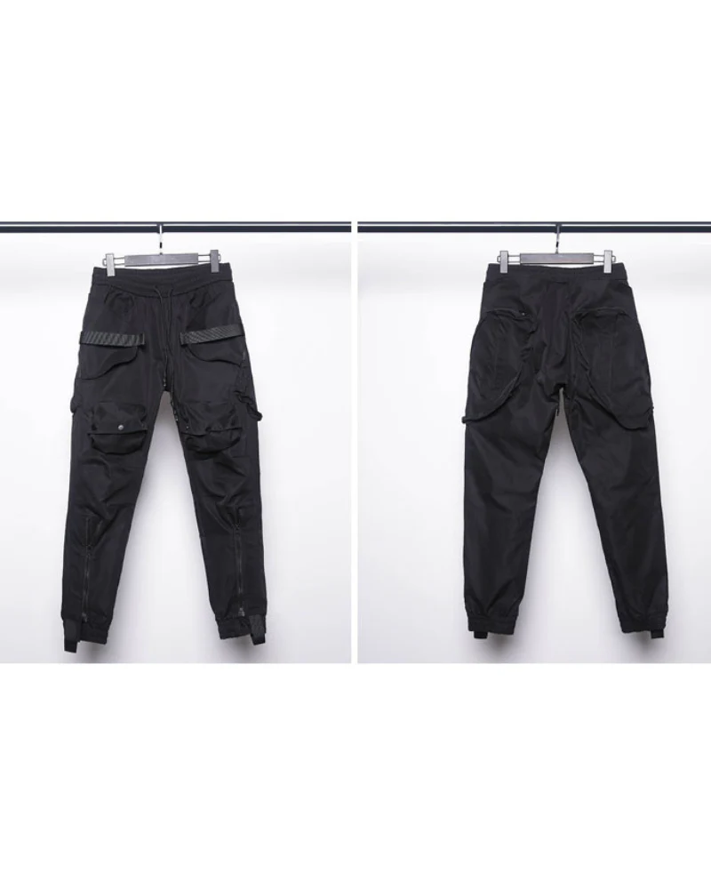 Functional Pocket Zipper Cargo Pants - Image 9