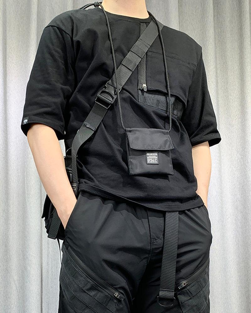 Functional Streetwear Sling Messenger Bag - Image 3