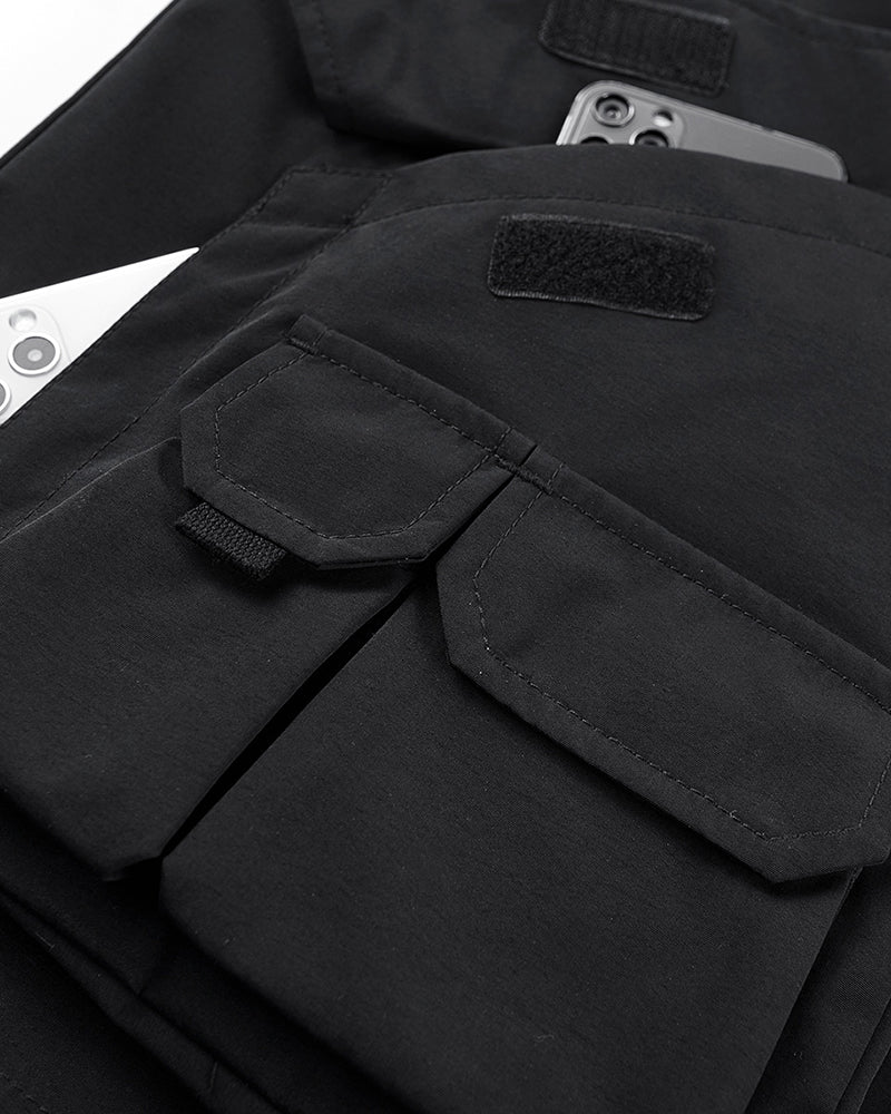 Functional Techwear Multi-pocket Hooded Jacket - Image 6