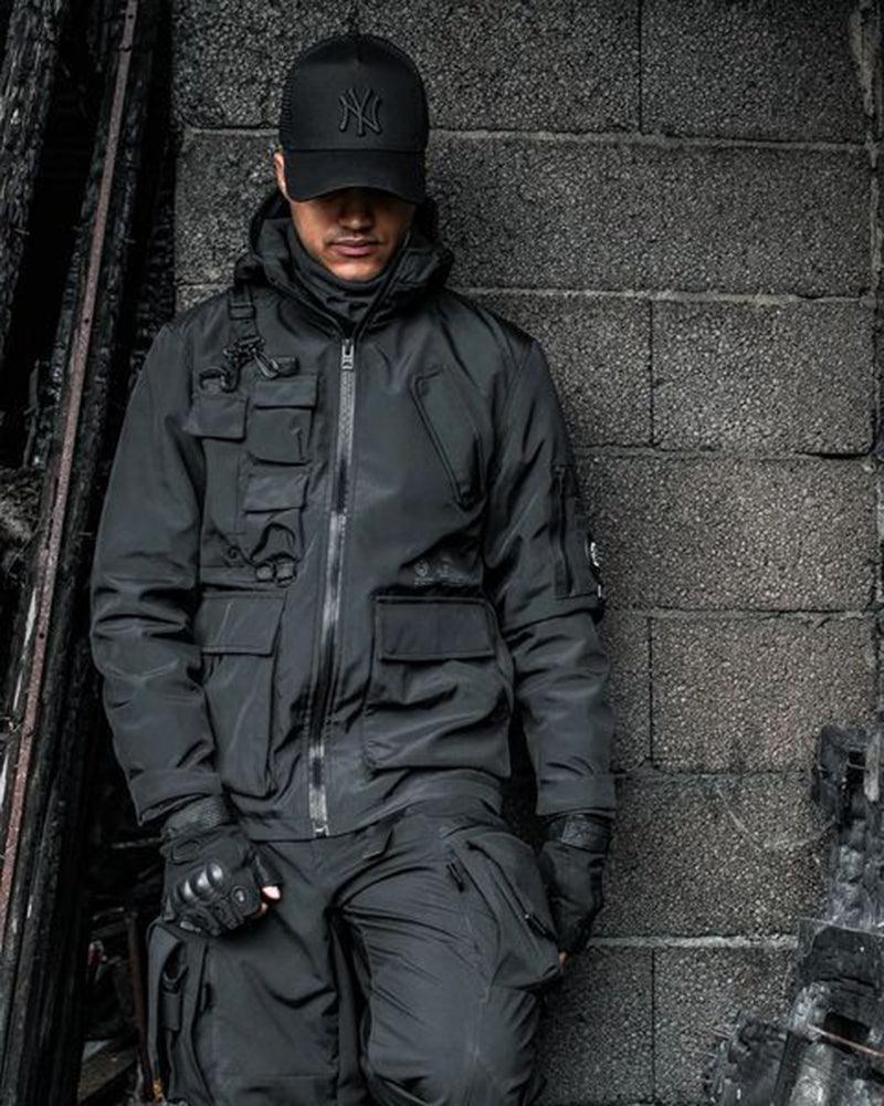 Functional Techwear Multi-Pocket Jacket - Image 8