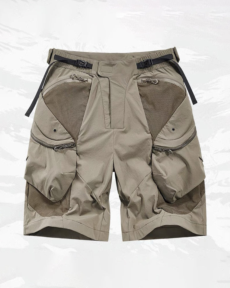 Functional Zipper Pockets Cargo Shorts - Image 9