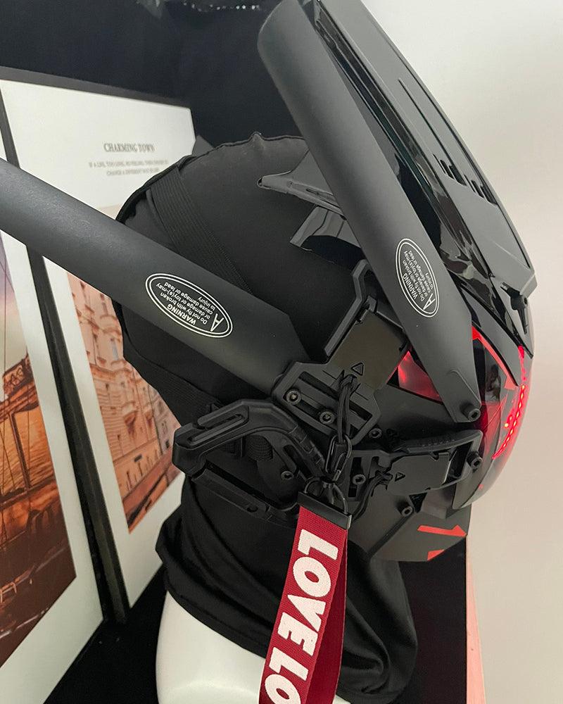 Future Cosplay LED Cyberpunk Helmet Mask - Image 12