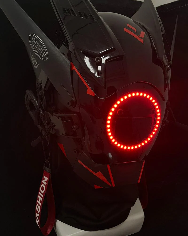 Future Cosplay LED Cyberpunk Helmet Mask - Image 15