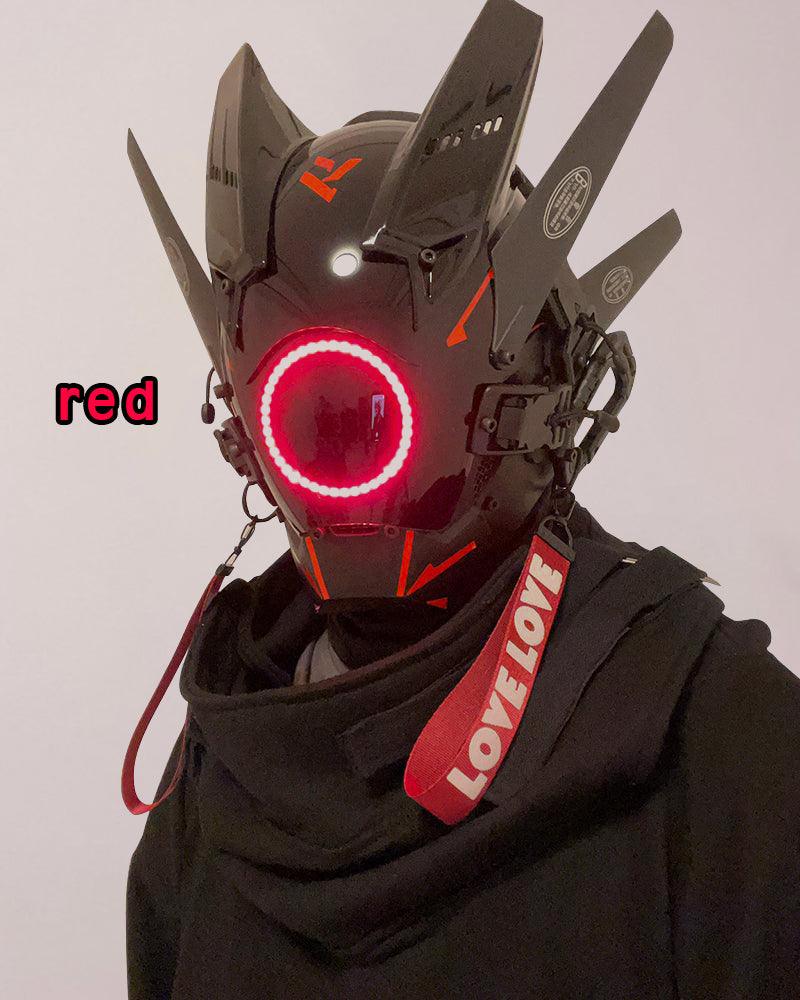 Future Cosplay LED Cyberpunk Helmet Mask - Image 17