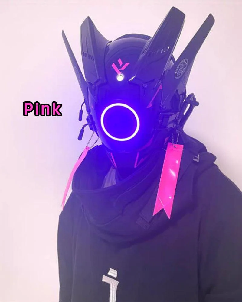 Future Cosplay LED Cyberpunk Helmet Mask - Image 29