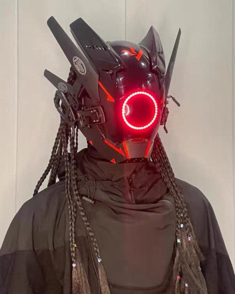 Future Cosplay LED Cyberpunk Helmet Mask - Image 3