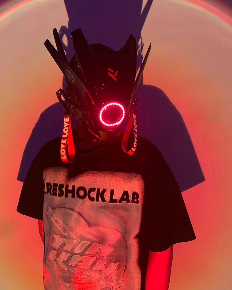Future Cosplay LED Cyberpunk Helmet Mask - Image 5