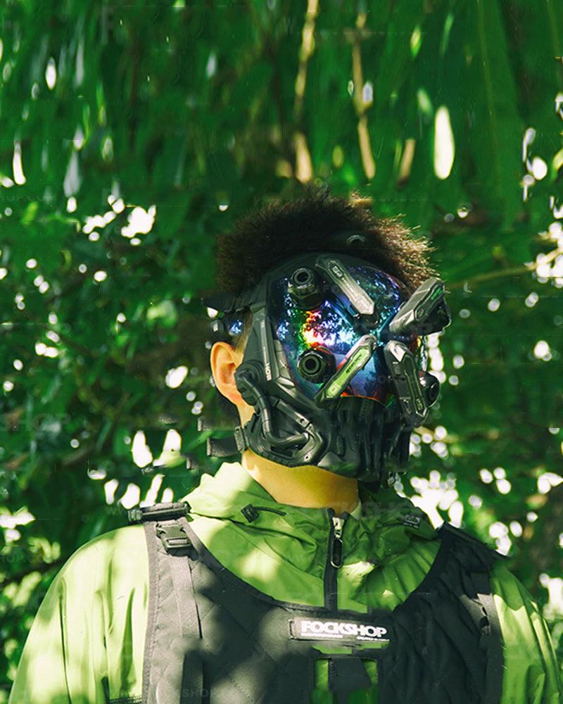 Future Envoy LED Cyberpunk Helmet Mask - Image 10