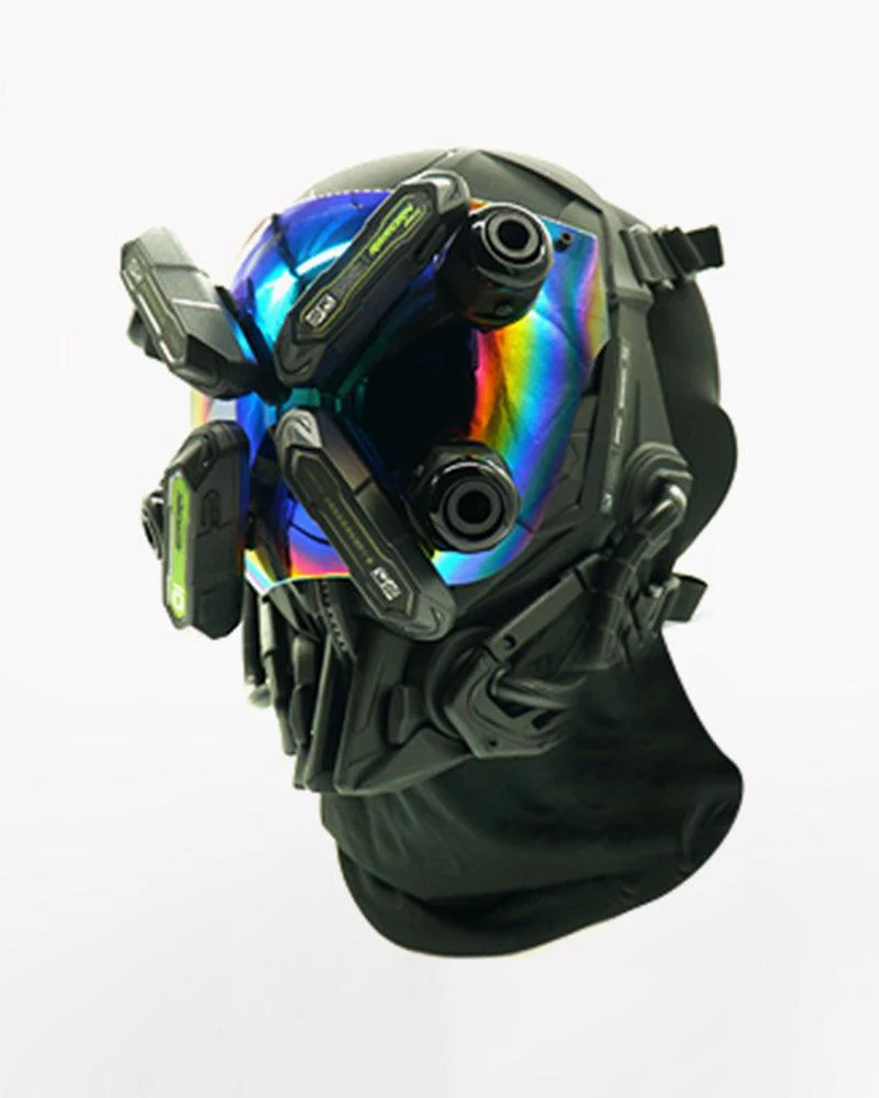 Future Envoy LED Cyberpunk Helmet Mask - Image 8