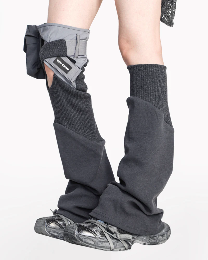 Future-Tech Asymmetrical Y2K Mech Leg Covers