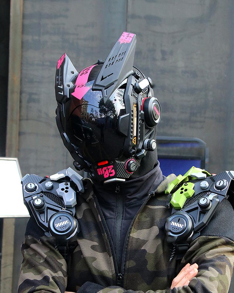 Futuristic Cosplay Cyberpunk Helmet Mask - Image 11