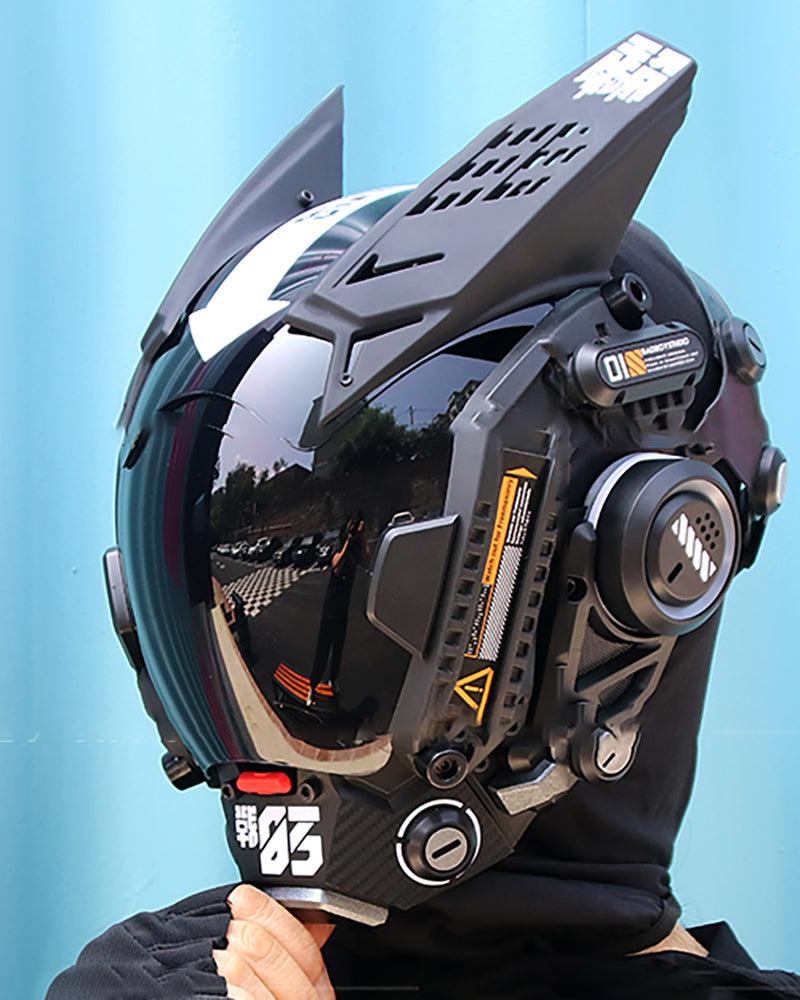 Futuristic Cosplay Cyberpunk Helmet Mask - Image 12