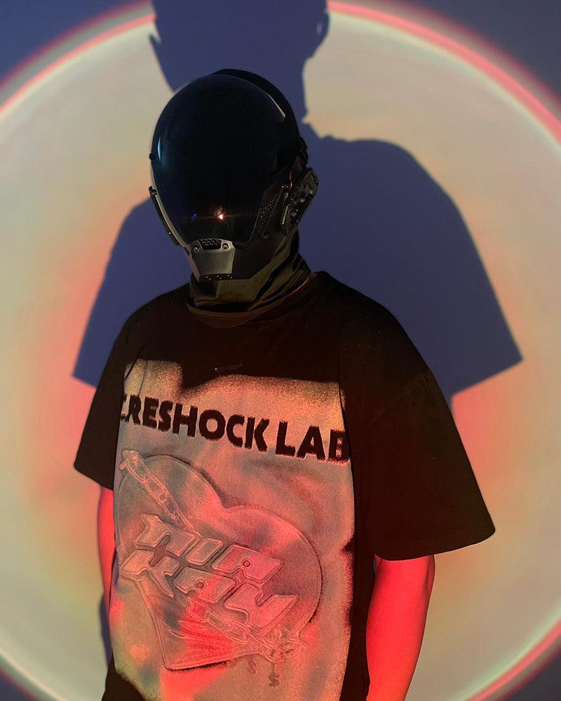 Futuristic Cyberpunk Helmet Mask - Image 6