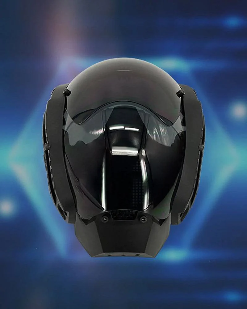 Futuristic Cyberpunk Sci Fi Helmet Mask - Image 4
