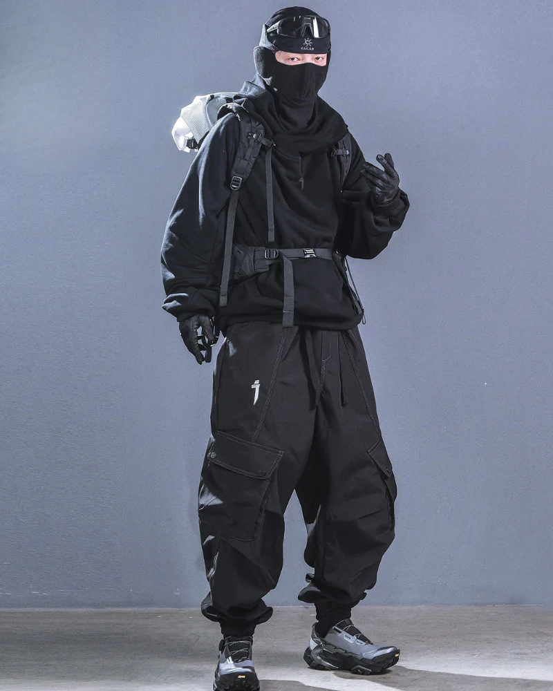 Futuristic Darkwear Sorcerer Utility Hoodie - Image 6