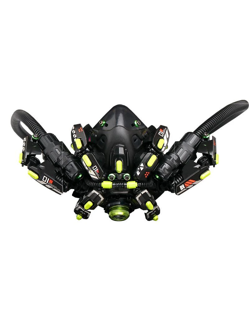 Futuristic Led Cyberpunk Goggles And Mask (Sold Separately） - Image 12