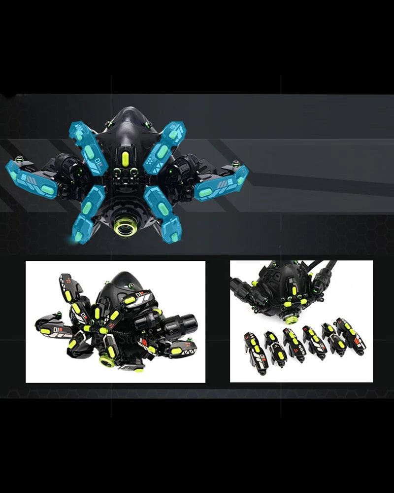 Futuristic Led Cyberpunk Goggles And Mask (Sold Separately） - Image 13