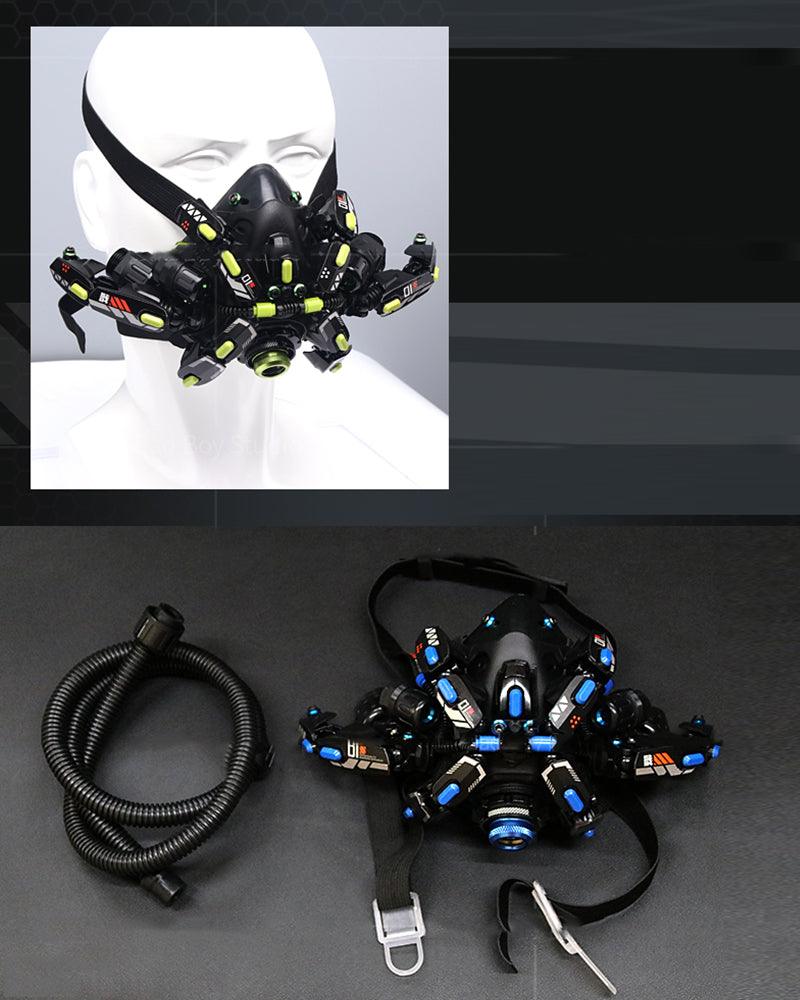 Futuristic Led Cyberpunk Goggles And Mask (Sold Separately） - Image 14