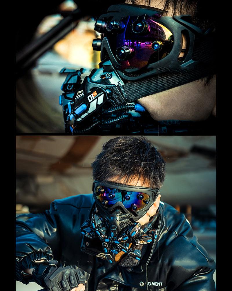 Futuristic Led Cyberpunk Goggles And Mask (Sold Separately） - Image 22