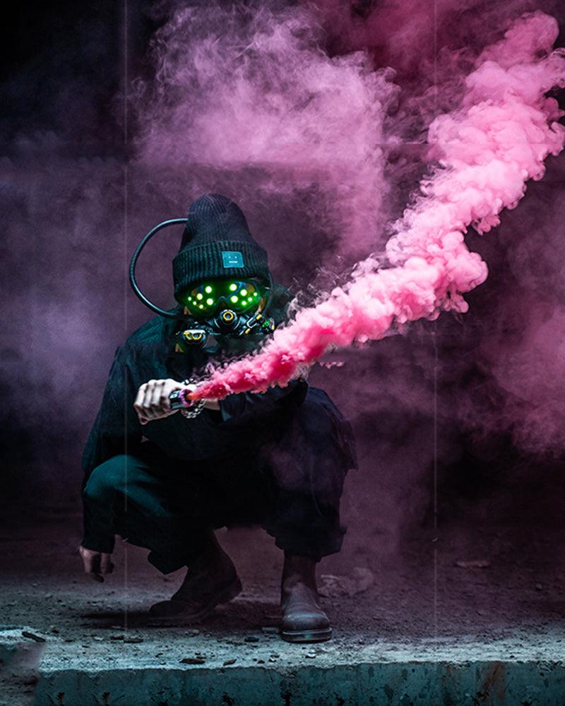 Futuristic Led Cyberpunk Goggles And Mask (Sold Separately） - Image 24