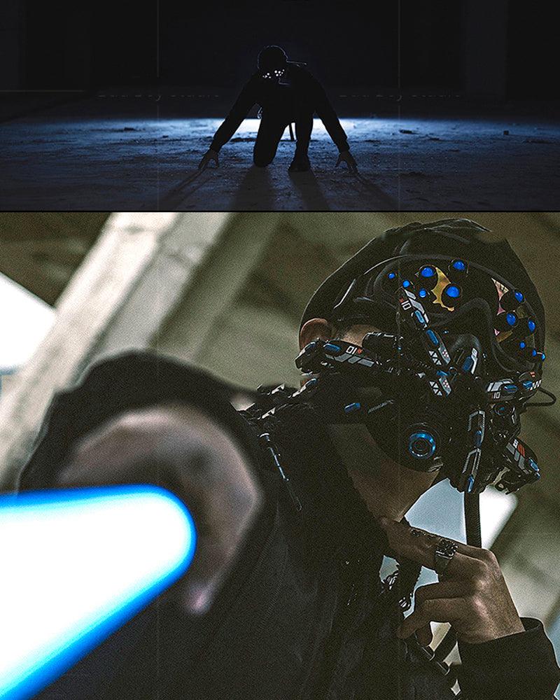 Futuristic Led Cyberpunk Goggles And Mask (Sold Separately） - Image 26