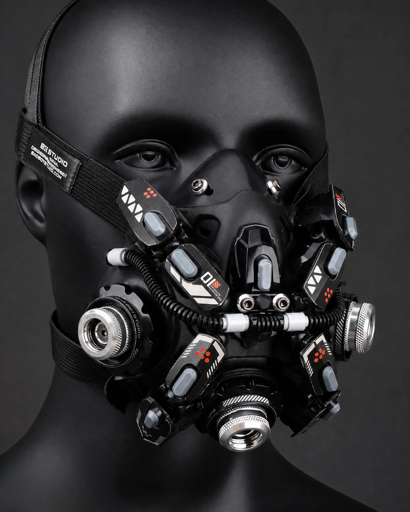Futuristic Led Cyberpunk Goggles And Mask (Sold Separately） - Image 28