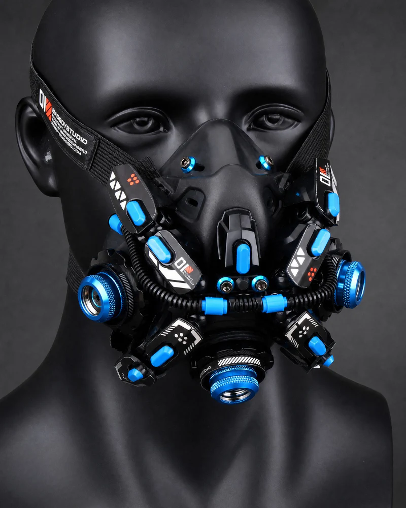 Futuristic Led Cyberpunk Goggles And Mask (Sold Separately） - Image 30