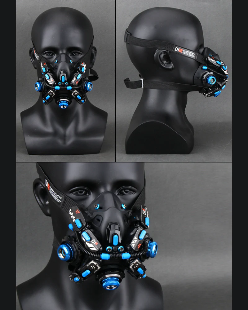Futuristic Led Cyberpunk Goggles And Mask (Sold Separately） - Image 36