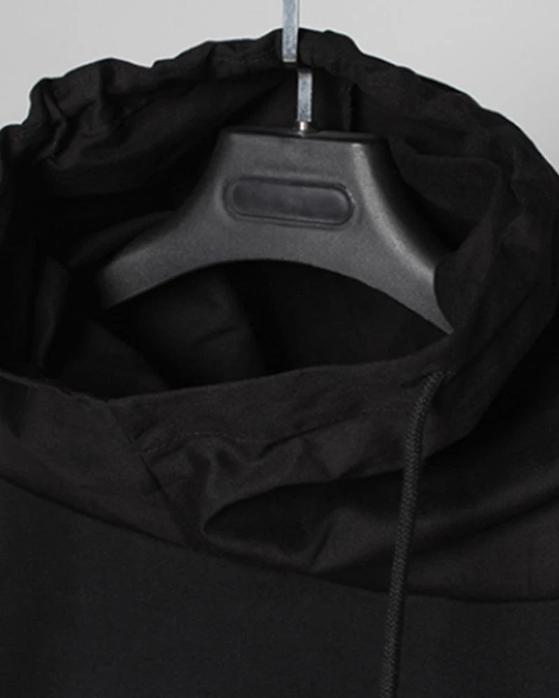 Futuristic Streetwear Ninja Cape Hoodie - Image 12