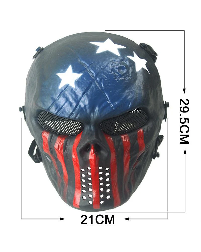 Graffiti Outdoor Tactical Skull Mask - Image 12