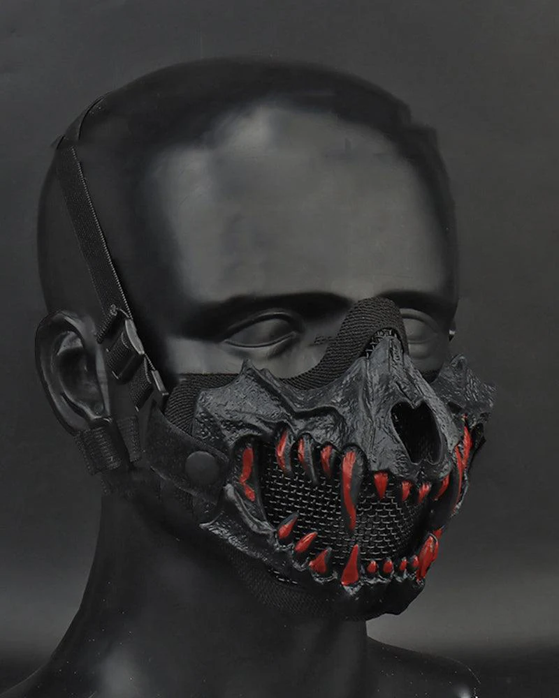 Growl Tiger Animal Skull Mask - Image 2