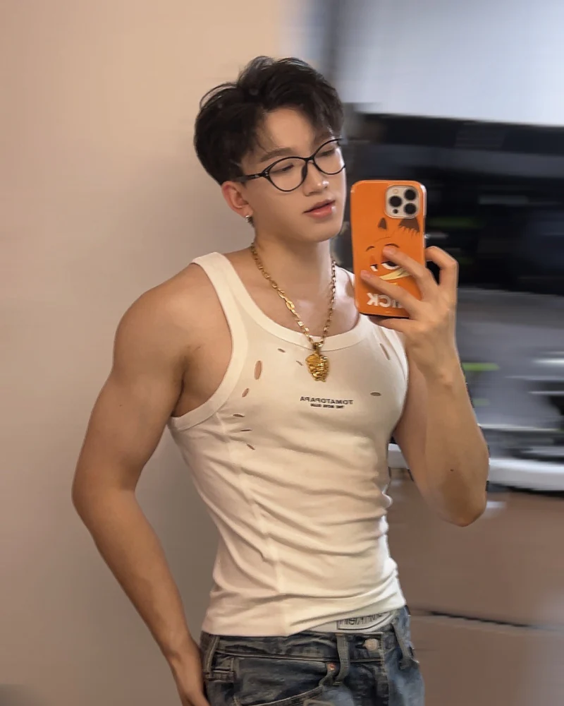 Gym Clothing Men's Tank Top Ripped Muscle Shirt - Image 11