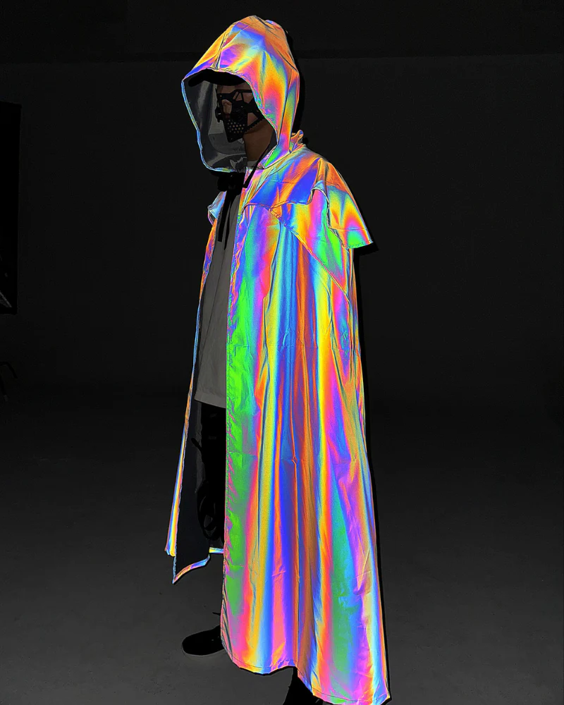 Halloween Colorful Reflective Wizard Cloak - Image 2