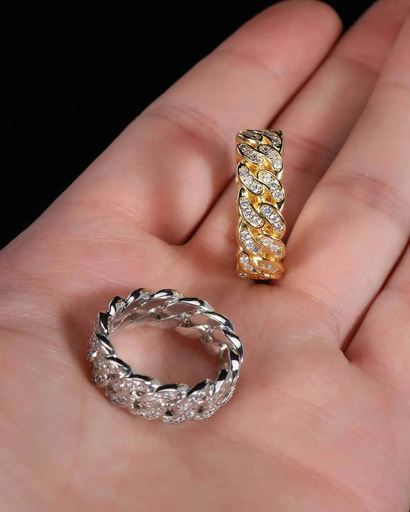 Hip Hop Iced Cuban Ring - Image 10