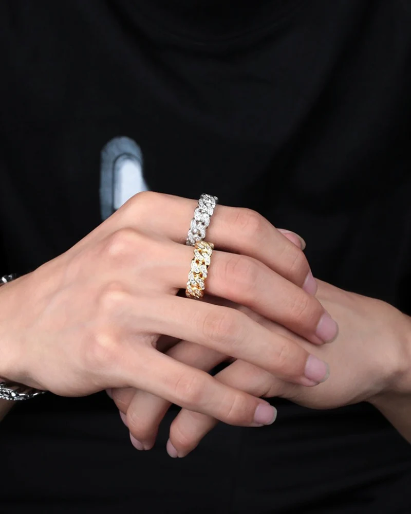 Hip Hop Iced Cuban Ring - Image 3